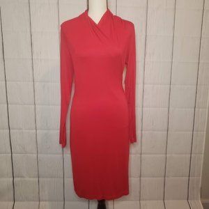 👗IMAN 👗Long Sleeve Red Dress